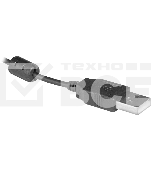 Гарнитура Defender Gryphon 750U USB, черный, 1.8м кабель