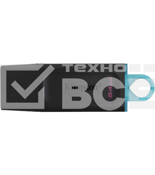 Флеш диск Kingston 64GB USB3.2 Gen 1 DataTraveler Exodia (Black + Teal)