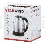 Чайник электрический Starwind SKS1050 1.8л. 1500Вт серебристый/черный (корпус: нержавеющая сталь/пластик), фото6