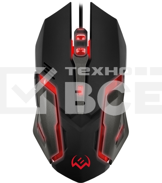 Мышь проводная SVEN RX-G740 черный, 2400 dpi, USB, кнопки - 6