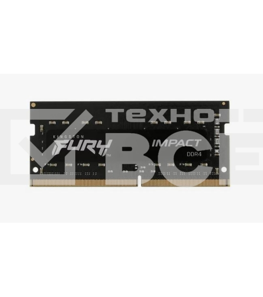 Оперативная память Kingston Fury Impact, DDR4, 16GB (1x16GB), 3200MHz, CL20