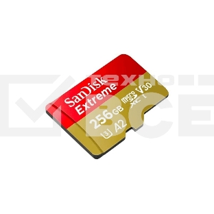 Флеш карта microSD 256GB SanDisk microSDXC Class 10 UHS-I A2 C10 V30 U3 Extreme 190MB/s