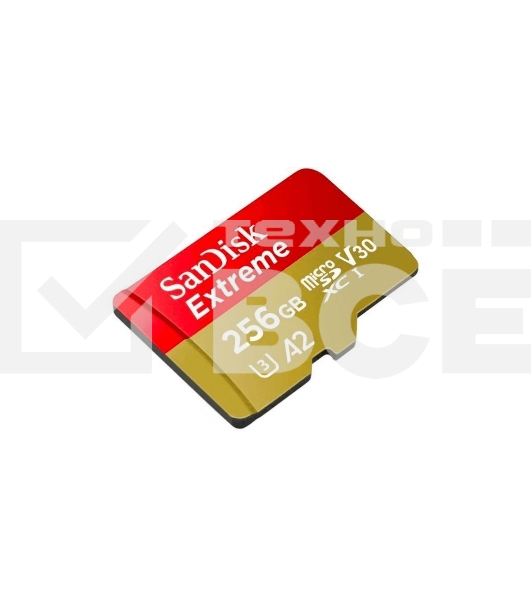 Флеш карта microSD 256GB SanDisk microSDXC Class 10 UHS-I A2 C10 V30 U3 Extreme 190MB/s