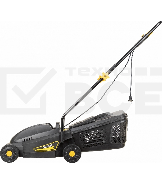 Газонокосилка роторная Huter ELM-320/1000, 32см, 1000Вт 900/70/4/19