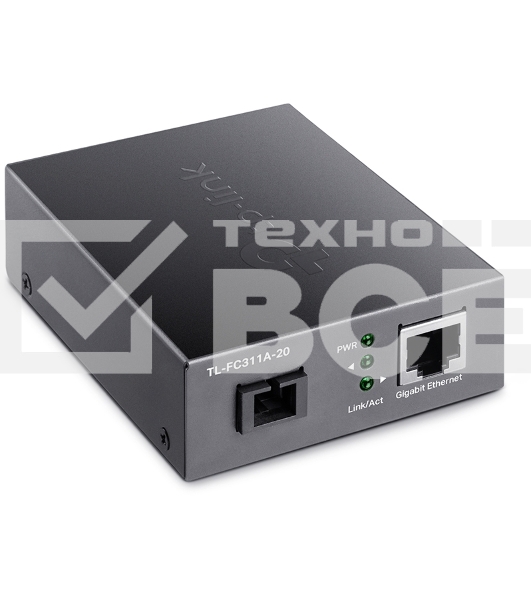 Медиаконвертер TP-Link TL-FC311A-20 гигабитный WDM 100/1000 Мбит/с SMB
