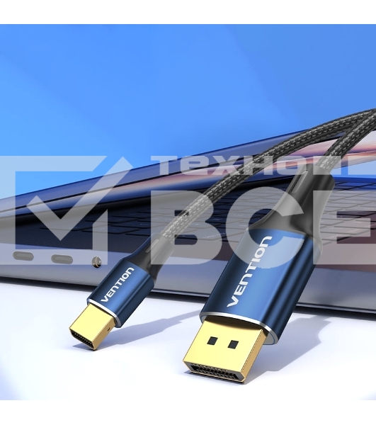 Кабель Vention DisplayPort v1.4 20M/Mini DP M - 1.5м