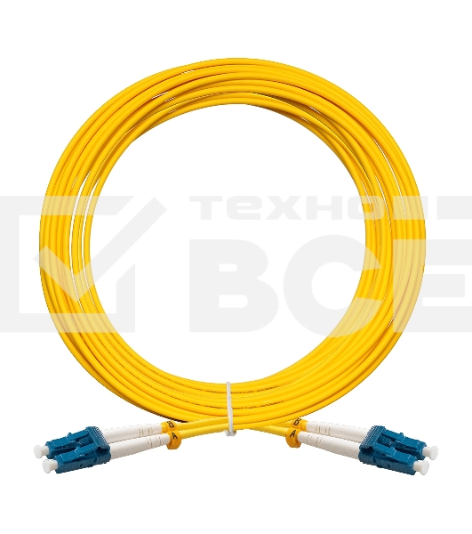 Патч-корд волоконно-оптический ExeGate FC-D-9-LC-LC-10M-LSZH (Шнур ВО SM 9/125 (OS2/G.652.D), LC/UPC-LC/UPC, Duplex, LSZH, 10м)