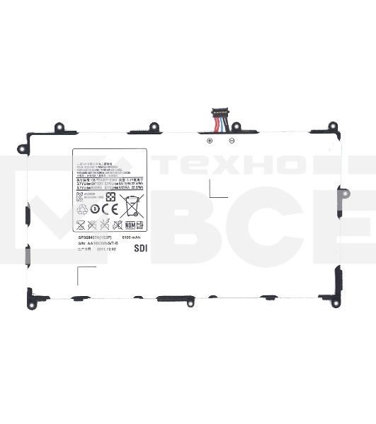 Аккумуляторная батарея SP368487A(1S2P) для Samsung Galaxy Tab 8.9, GT-P7300 6800mAh