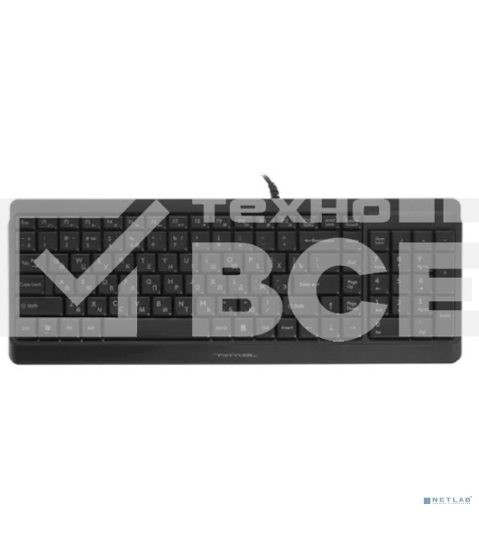 Клавиатура + мышь A4Tech Fstyler F1512 клав:черный мышь:черный USB
