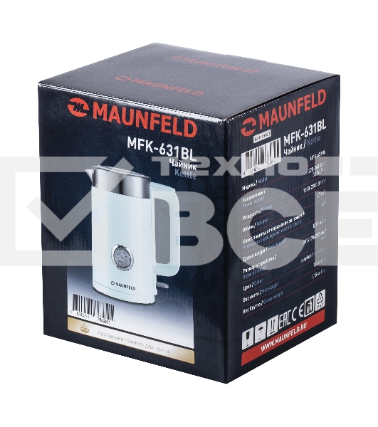 Чайник Maunfeld MFK-631BL