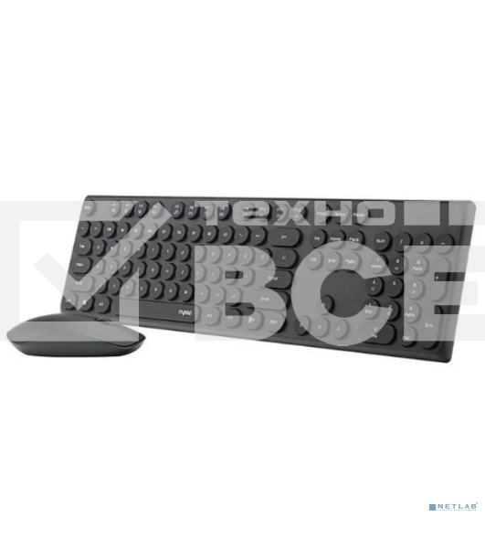 Комплект клавиатура+мышь Rapoo X260S беспроводной, USB, 1000 DPI, чёрный