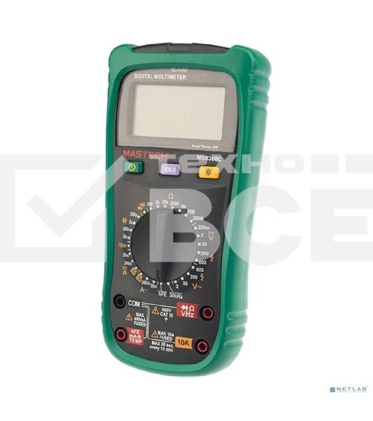 Профессиональный мультиметр MASTECH MS8360C 13-2027