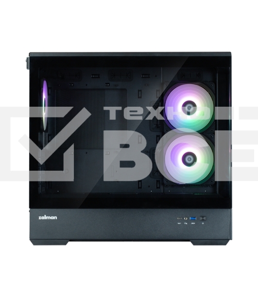 Компьютерный корпус ZALMAN P30 V2, MATX, BLACK, WINDOW, 2x3.5