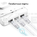 Точка доступа TP-Link AC1200 dual band wall-plate access point, 866Mbps at 5GHz and 300Mbps at 2.4G, 4 Giga LAN port, фото4