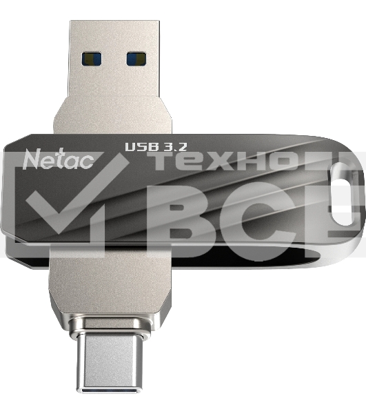 Флеш диск Netac US11 32GB USB3.0+TypeC Dual Flash Drive