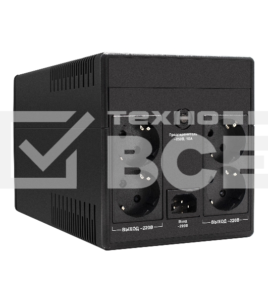 Источник бесперебойного питания ExeGate SpecialPro UNB-1500.LED.AVR.EURO.RJ <1500VA/950W, LED, AVR, 4 евророзетки, RJ45/11, Black>