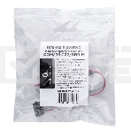 Планка на заднюю панель низкопрофильная Cablexpert CCDB9RECEPTACLE-LP, 1 порт COM/RS-232/DB9-M, фото 1