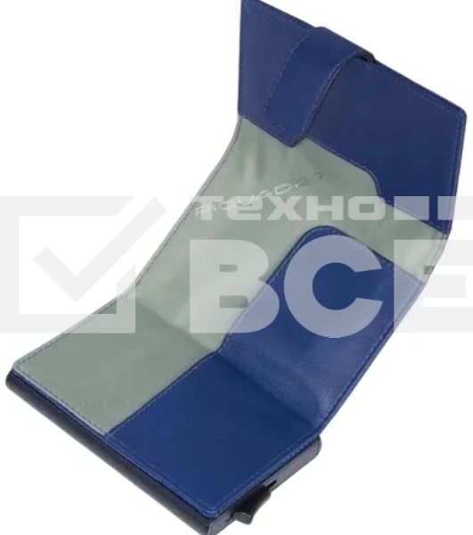 Чехол для кредитных карт Piquadro S137 PP5649S137R/BLU синий металл