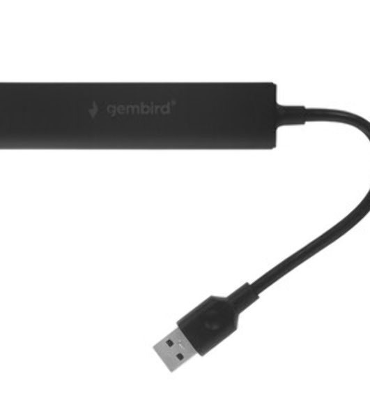 USB-концентратор Gembird UHB-C354, USB 3.0, USB 4 порта, USB с доп питанием