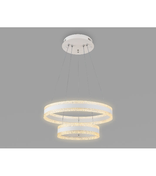 Светильник Ambrella light FA6175/2 WH белый 108W 3000K+6400K/3000K/6400K/4200K+4200K D500*630 (ПДУ РАДИО 2.4G)