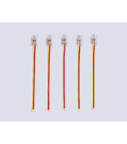 GS7406 Соединитель гибкий односторонний COB CCT 12/24V для лент 8mm (3 конт.) (5шт)