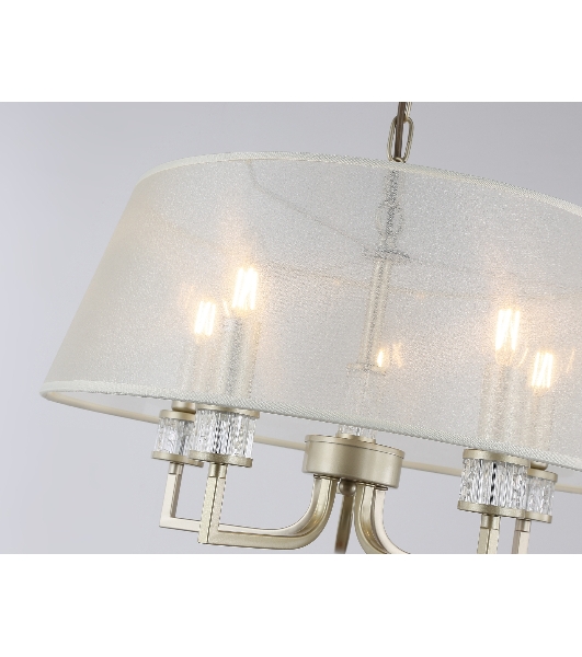 Люстра Ambrella light LH71211/5 CGD золото E14/5 max 40W D500*700