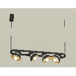 Светильник Ambrella light XB9164081/4 SBK/PYG/CL черный песок/золото желтое полированное/прозрачный GX53 (С9164, N8145), фото3