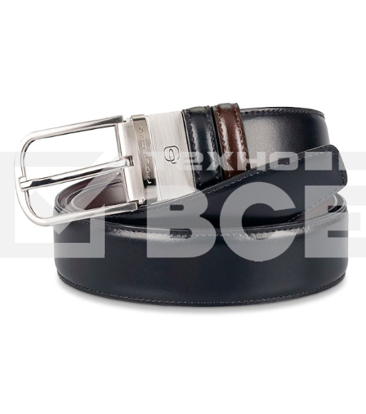 Ремень Piquadro CU3049C11/NM синий/коричневый натур.кожа