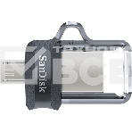 Флеш диск 256GB SanDisk Ultra Android Dual Drive OTG, m3.0/USB 3.0, Black, фото2