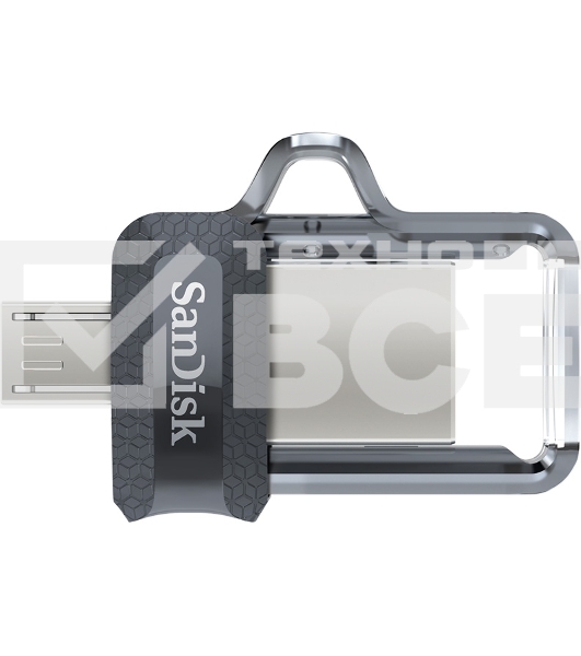 Флеш диск 256GB SanDisk Ultra Android Dual Drive OTG, m3.0/USB 3.0, Black