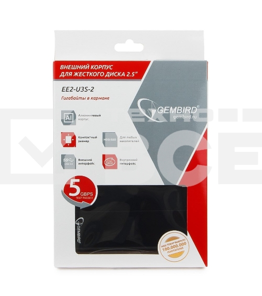 Внешний корпус для HDD Gembird EE2-U3S-2 2.5