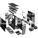 Корпус Fractal Design DEFINE 7 BLACK / mid tower / E-ATX / 3x140mm fans inc. / FD-C-DEF7A-01, фото35