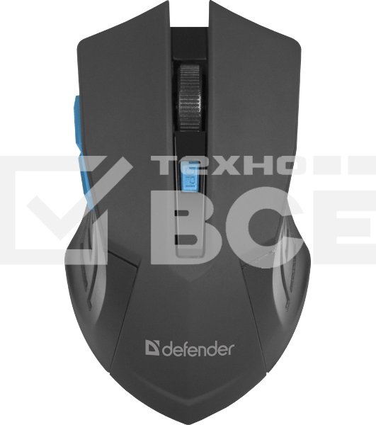 Мышь беспроводная Defender Accura MM-275 синий, 1600 dpi, радиоканал, USB, кнопки - 6
