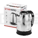 Чайник электрический Starwind SKS1050 1.8л. 1500Вт серебристый/черный (корпус: нержавеющая сталь/пластик), фото7