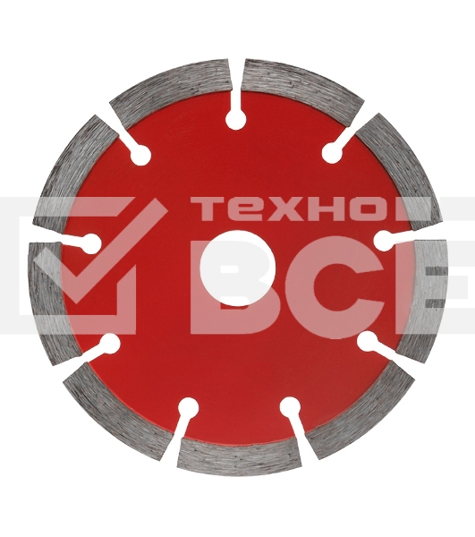 Диск алмазный отрезной сегментный 125x22.23х1,8x10 мм Rexant