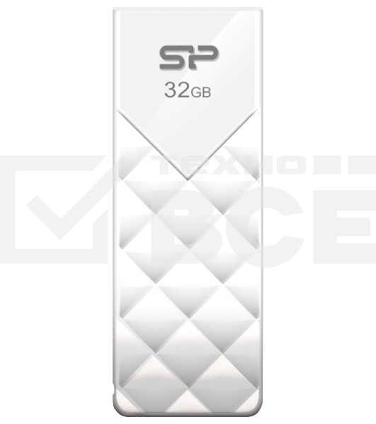 Флеш диск Silicon Power 32Gb Ultima U03 SP032GBUF2U03V1W USB2.0 белый