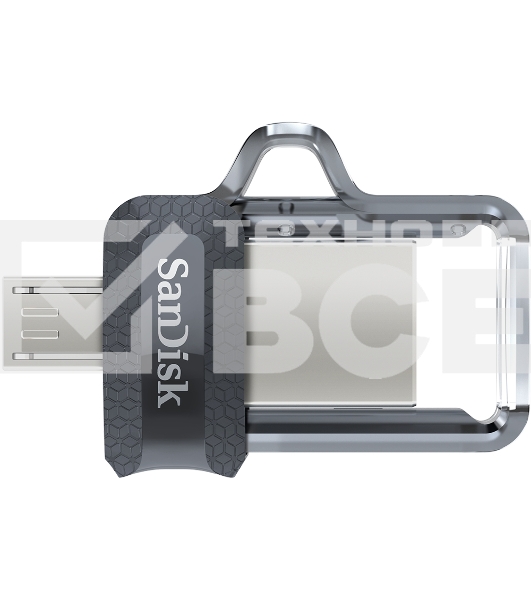 Флеш диск 32GB SanDisk Ultra Android Dual Drive OTG, m3.0/USB 3.0, Black