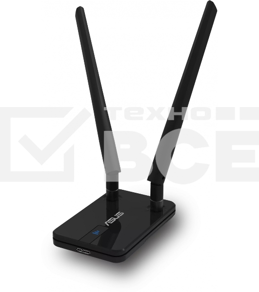 Адаптер ASUS USB-AC58, WI-FI 802.11ac, 400 + 867 Mbps USB 3.0 Adapter +2 внешняя антенна