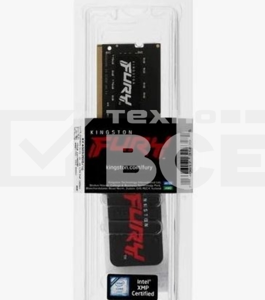 Оперативная память Kingston Fury Impact, DDR4, 16GB (1x16GB), 3200MHz, CL20