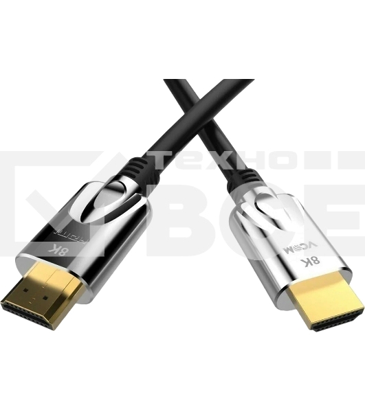 Кабель HDMI 19M/M,ver. 2.1, 8K@60 Hz 1.5m VCOM <CG862-1.5M> VCOM/TELECOM