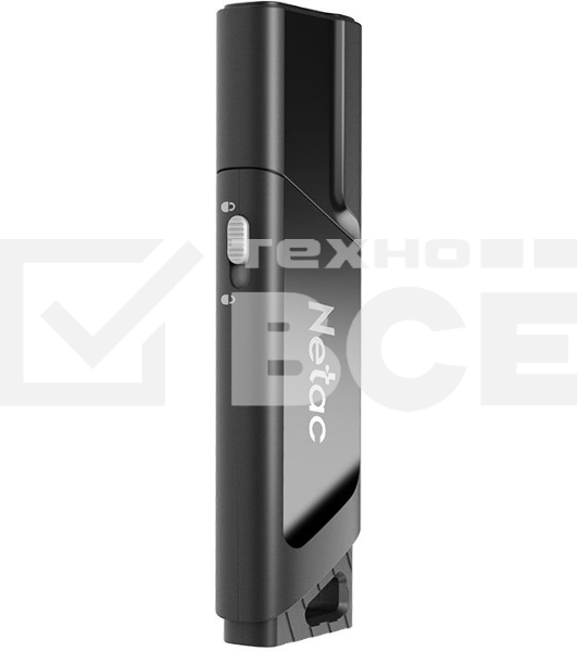 Флеш диск Netac U336S NT03U336S-032G-30BK, 32Gb, USB3.0, пластиковая с защитой от записи
