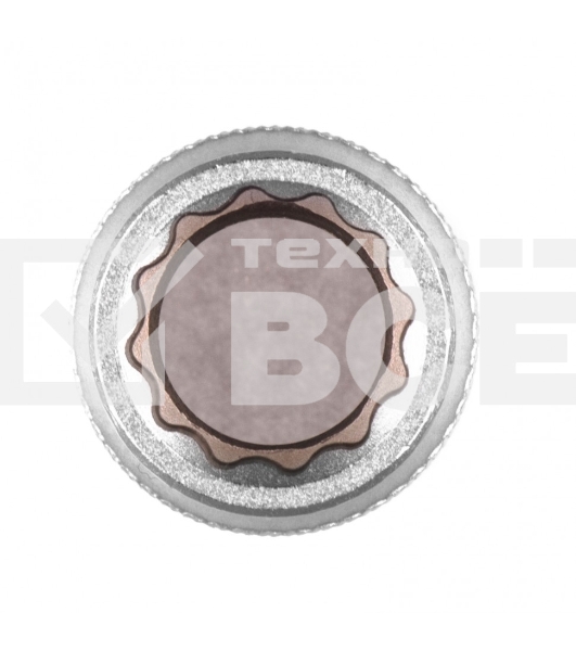 Головка торцевая, 12 мм, 12-гранная, CrV, под квадрат 1/2