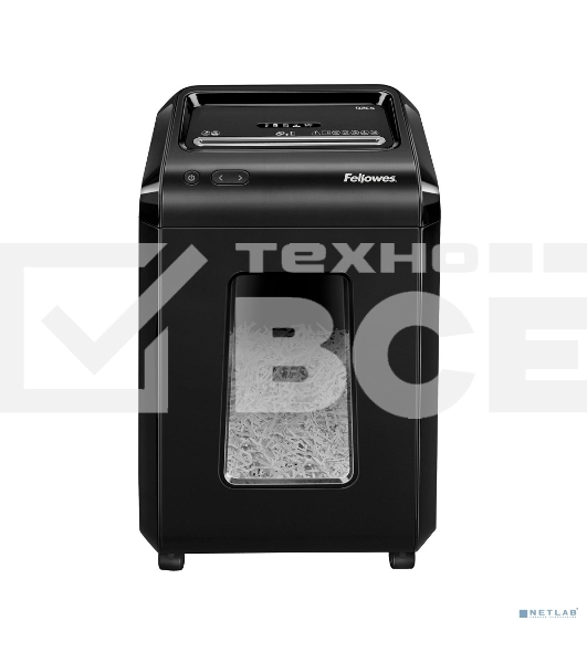 Шредер Fellowes Powershred 92Cs FS-1719301 {P-4, 4х38мм, 18лст., 25лтр., уничтожает: скобы, карты, скрепки, CD}