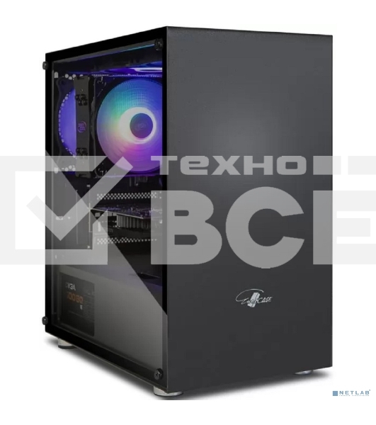 Компьютерный корпус mATX Eurocase M10 черный