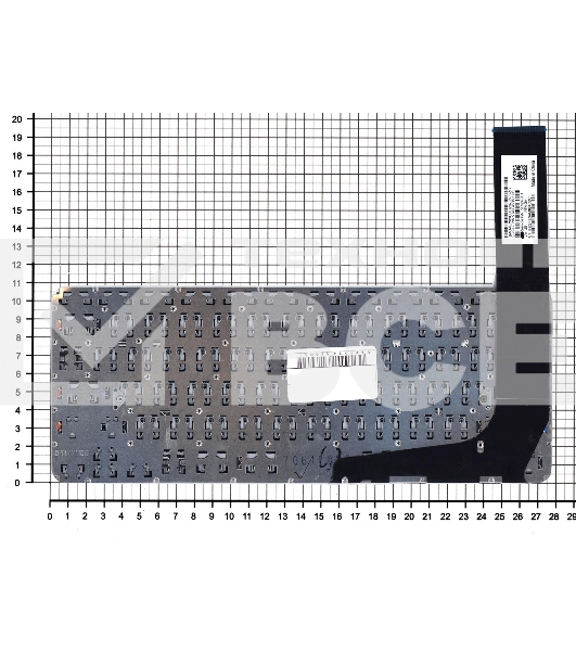 Клавиатура для ноутбука HP Chromebook 14 G3 G4 14-2000 14-ak 14-q черная