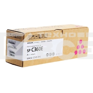 Картридж лазерный тип SP C360E малиновый для Ricoh SP C360DNw/SP C360SNw/SP C360SFNw/SP C361SFNw (1,5K)