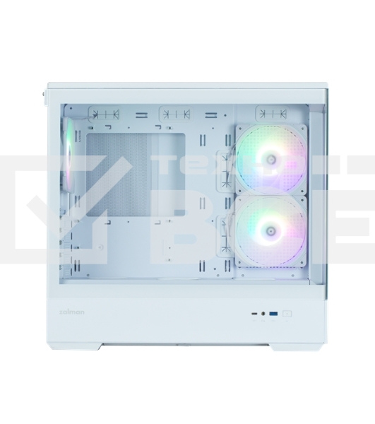 Компьютерный корпус ZALMAN P30 V2, MATX, WHITE, WINDOW, 2x3.5