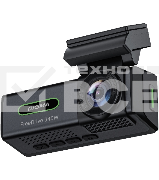 Видеорегистратор Digma FreeDrive 940W черный 8Mpix 2160x3840 170гр. Allwinner
