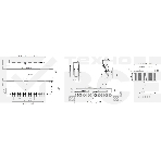 Разъем FPC  Half Coverage Bottom Contact 1.0K-BX-20PWB 20 pin высота 2мм шаг 1мм, фото4