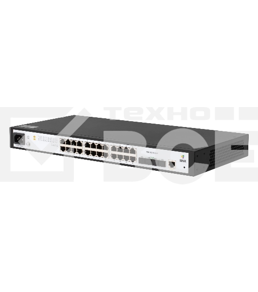 Управляемый коммутатор SNR уровня 2+, 24 порта 10/100/1000Base-T, 4 порта 1/10G SFP+
